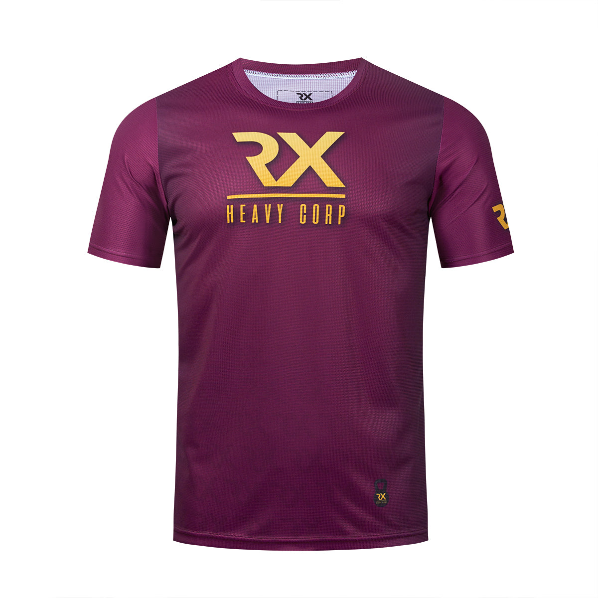 Camiseta Cross Training técnica morada poliéster - Rx Heavy