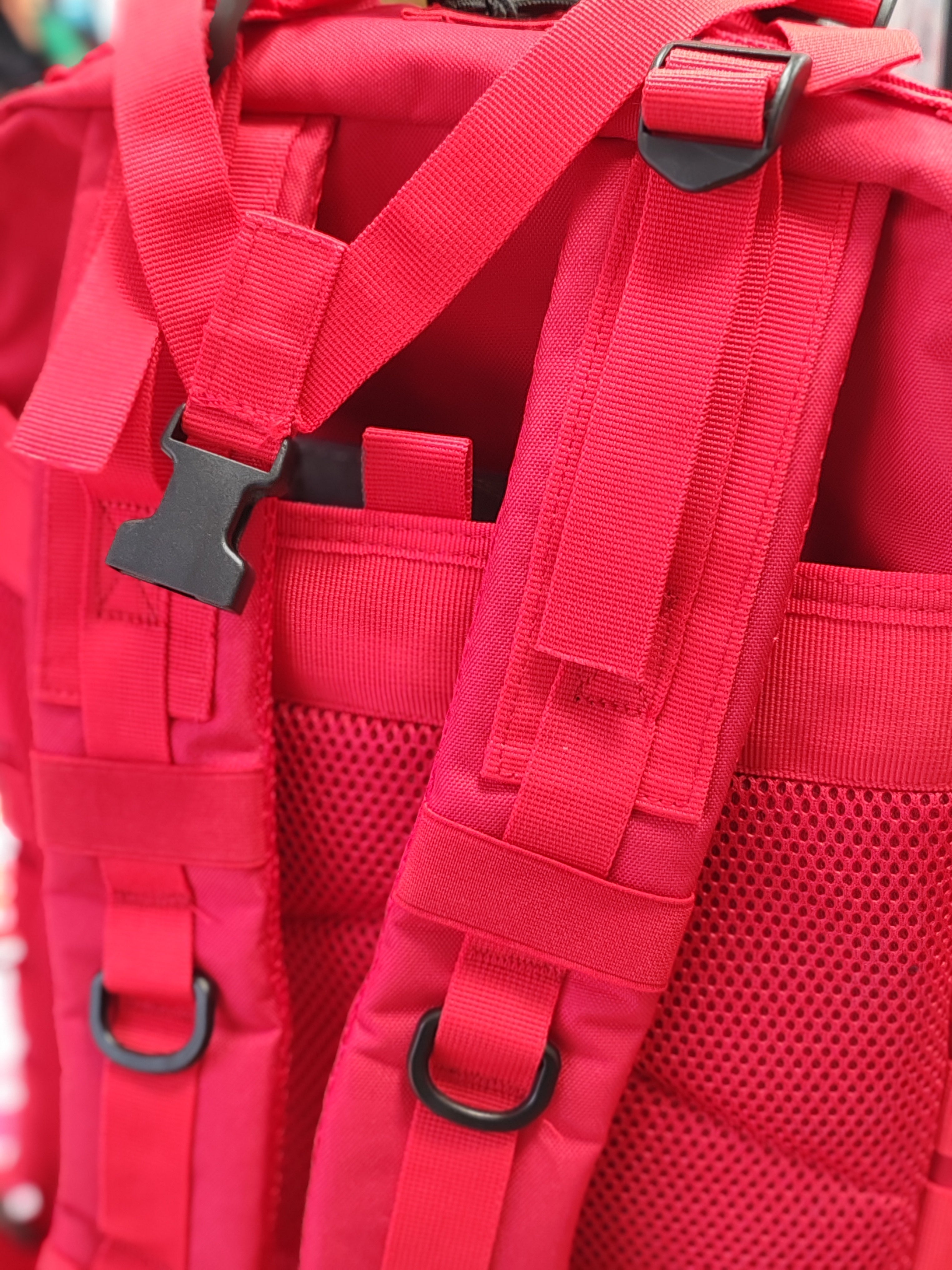 MOCHILA TÁCTICA MILITAR rojo heart 50L RX HEAVY: Resistencia y Versatilidad en Cross Training