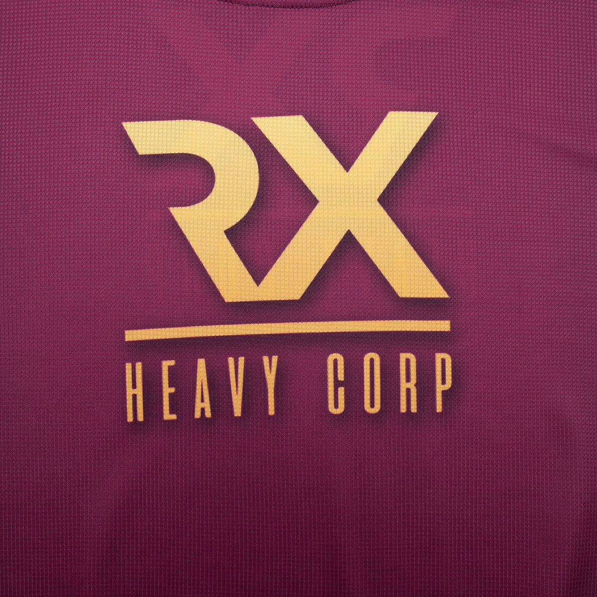 Camiseta Cross Training técnica morada poliéster - Rx Heavy