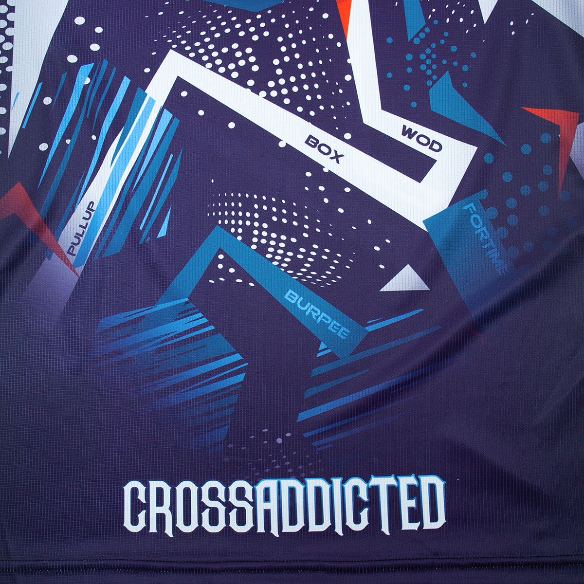 Camiseta Cross Training técnica CrossADDICTED TECH azul - Rx Heavy