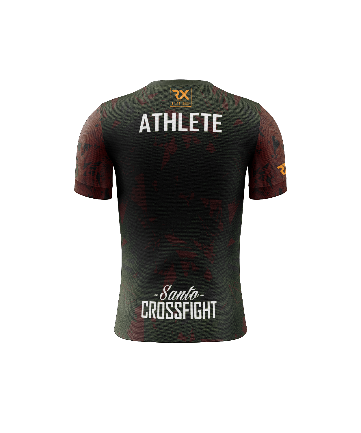 Camiseta Cross Training técnica SANTO CROSSFIGHT - Rx Heavy acabado militar