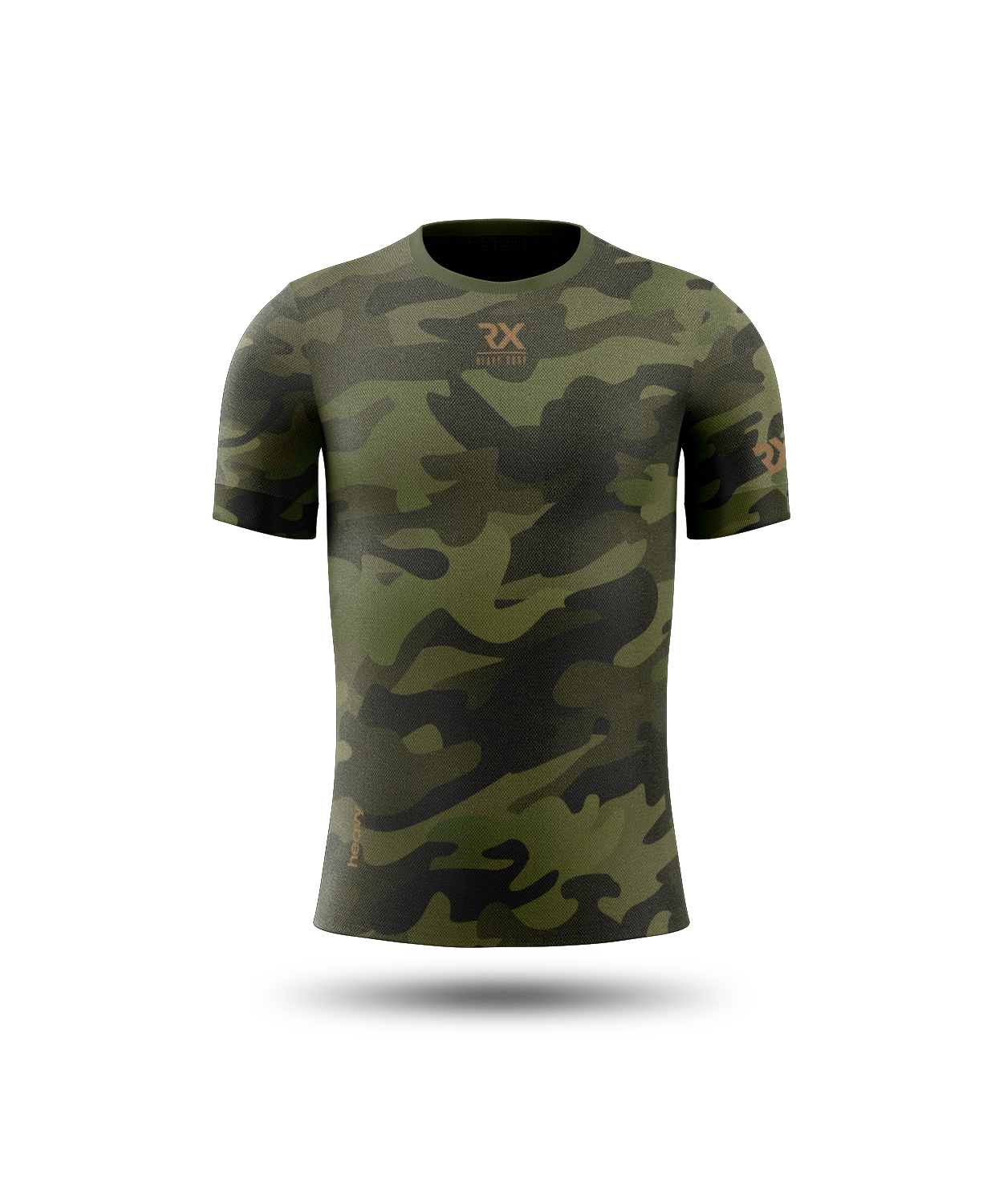 CAMISETA GRUNX VERDE MILITAR - PERSONALIZABLE