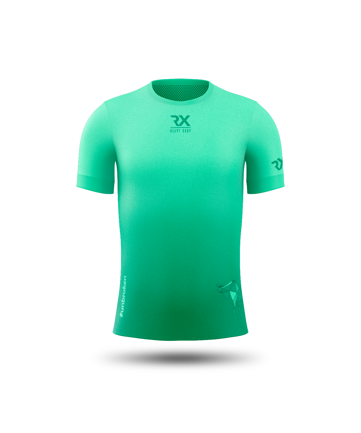 Personalizar Camiseta Cross Training BULL aguamarina - diseño único Rx Heavy PERSONALIZABLE