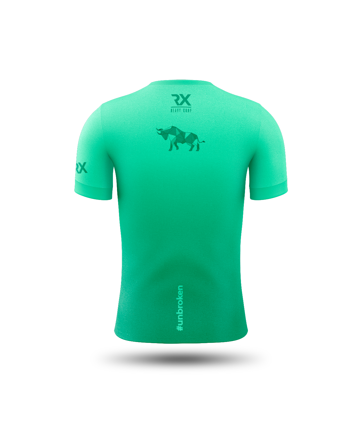 Personalizar Camiseta Cross Training BULL aguamarina - diseño único Rx Heavy PERSONALIZABLE