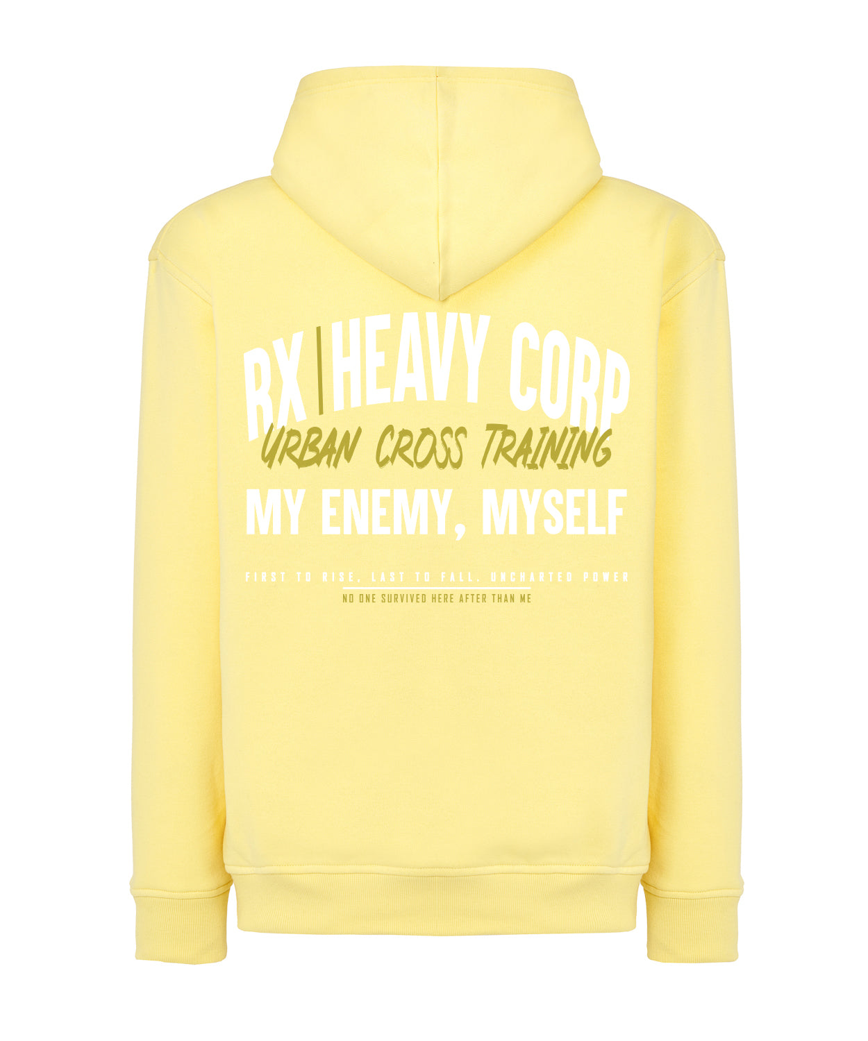 Rx Heavy Corp - Sudadera Regular Fit - MY ENEMY amarillo pastel