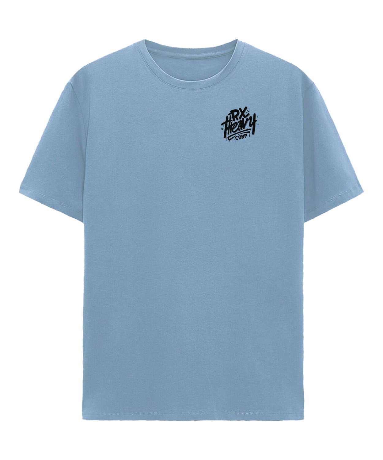 Camiseta urbana algodón oversize - Partner WOD - azul efecto lavado