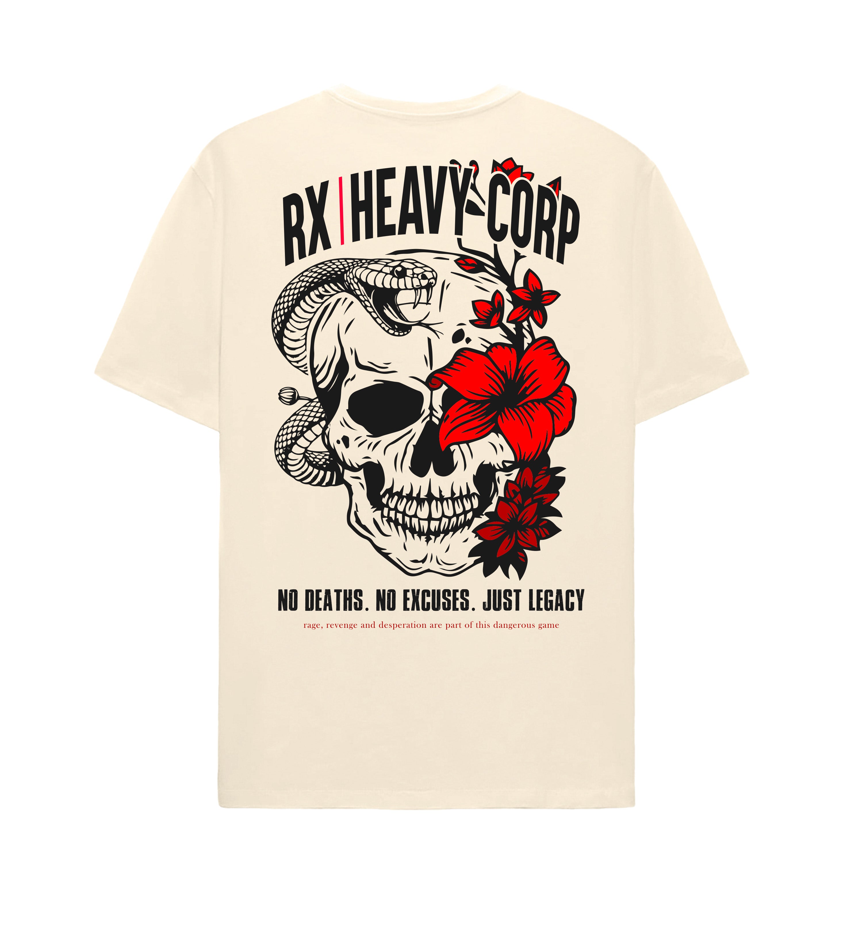 Camiseta urbana oversize - Just Legacy | Cross Training & Moda Urbana | Negro, Blanco, Beige