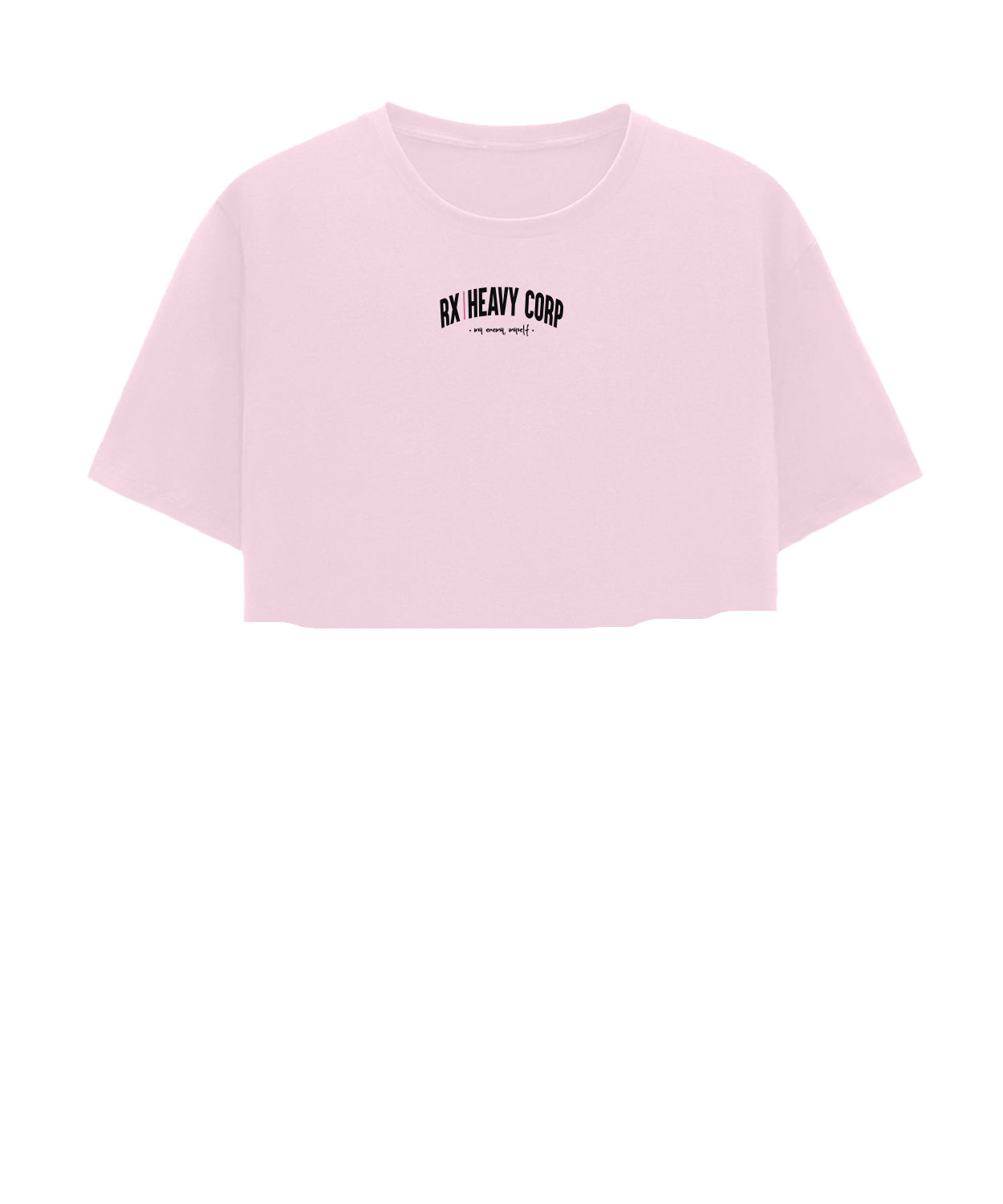 Crop Top Algodón - My Enemy, Myself - Cross Training & Moda Urbana | Colores pastel aguamarina, rosa y amarillo