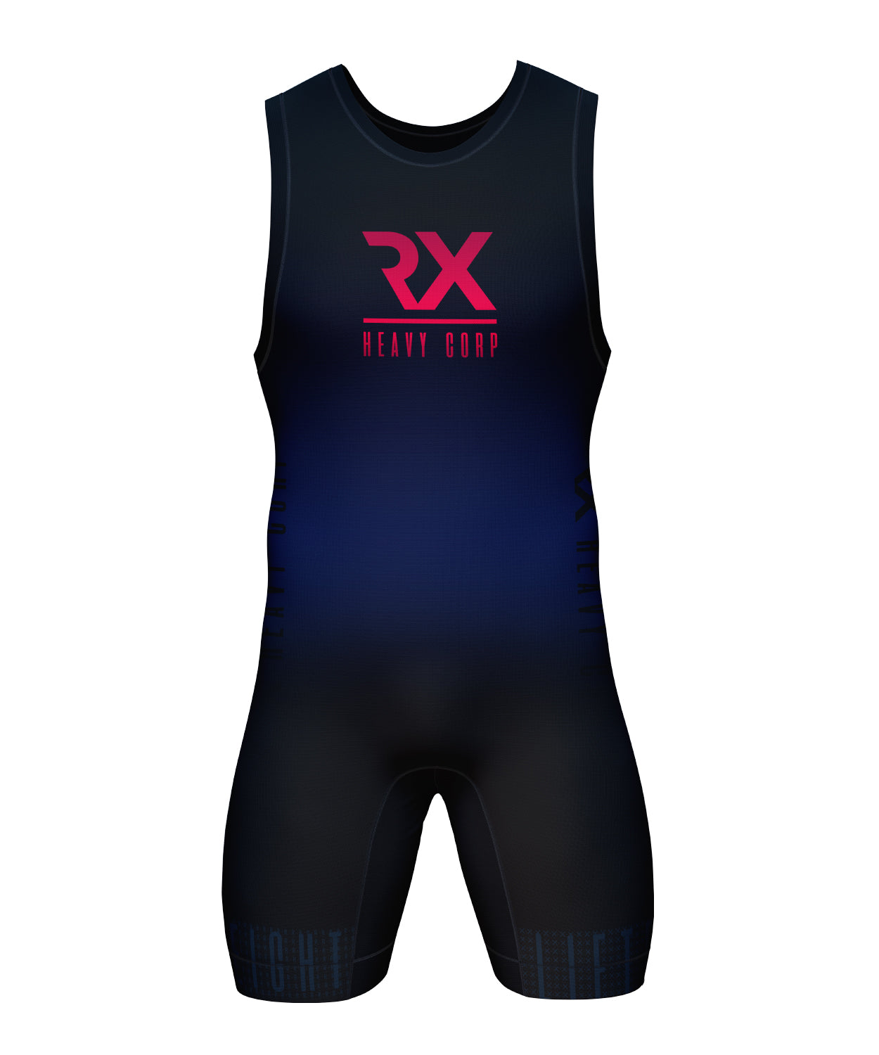 Rx Heavy - Maillot halterofilia IRONLIFT - negro, marino. Powerlifting