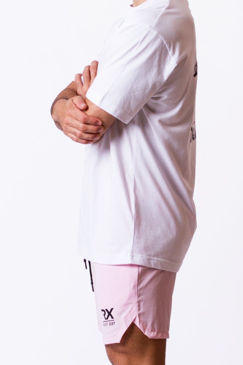 Camiseta Oversize algodón 100% - NO HAY DOLOR - blanca