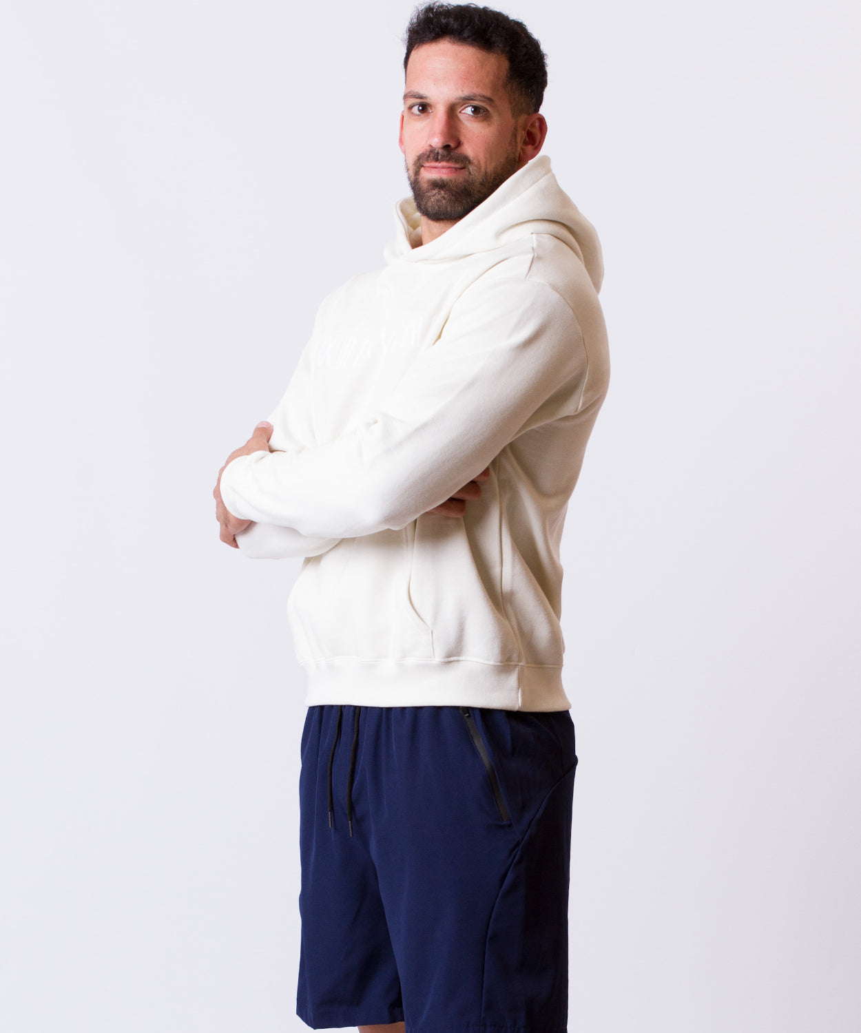 Rx Heavy Corp - Sudadera Premium - Blanco Marfil