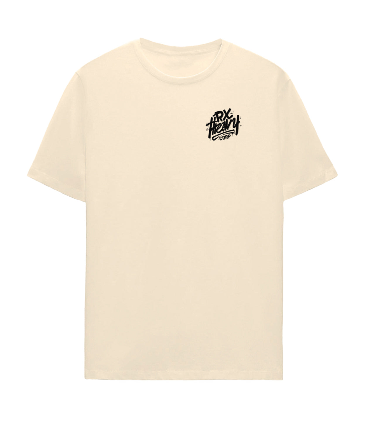 Camiseta deportiva algodón - Personal Use Only - blanca beige negra