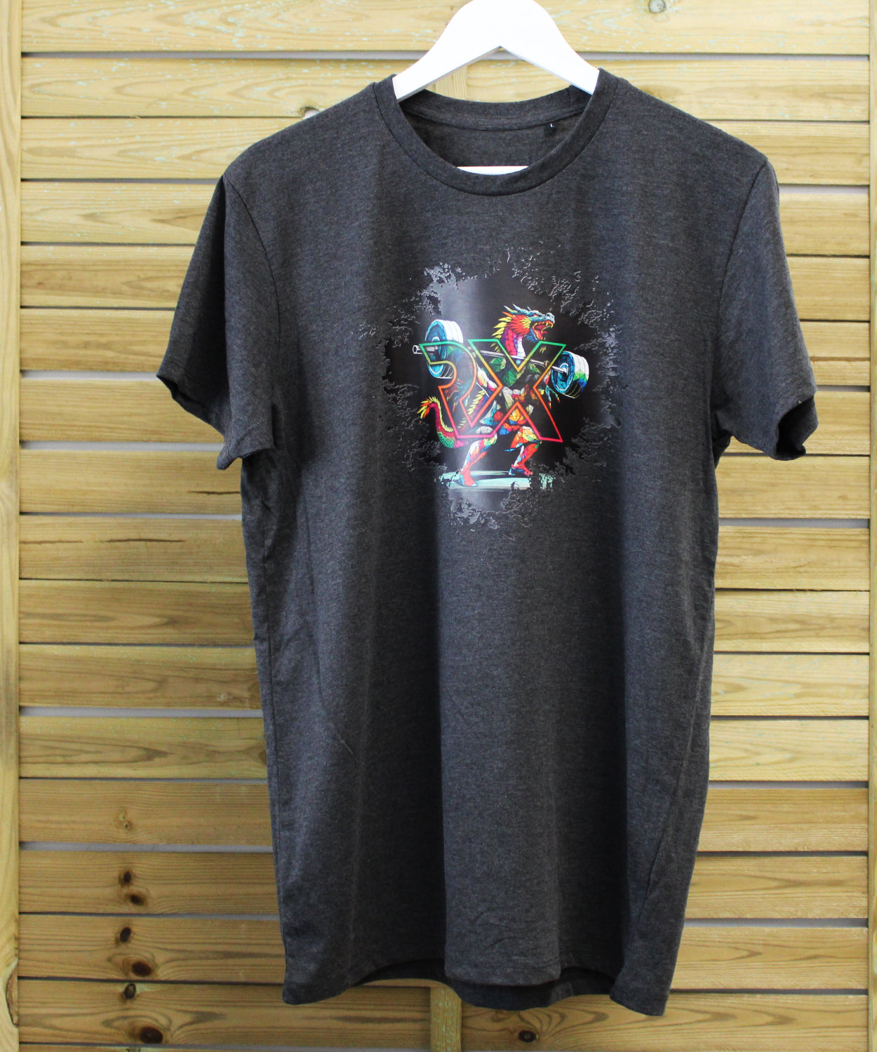 Camiseta triblend algodón y elastano - DRAGÓN relife - negra