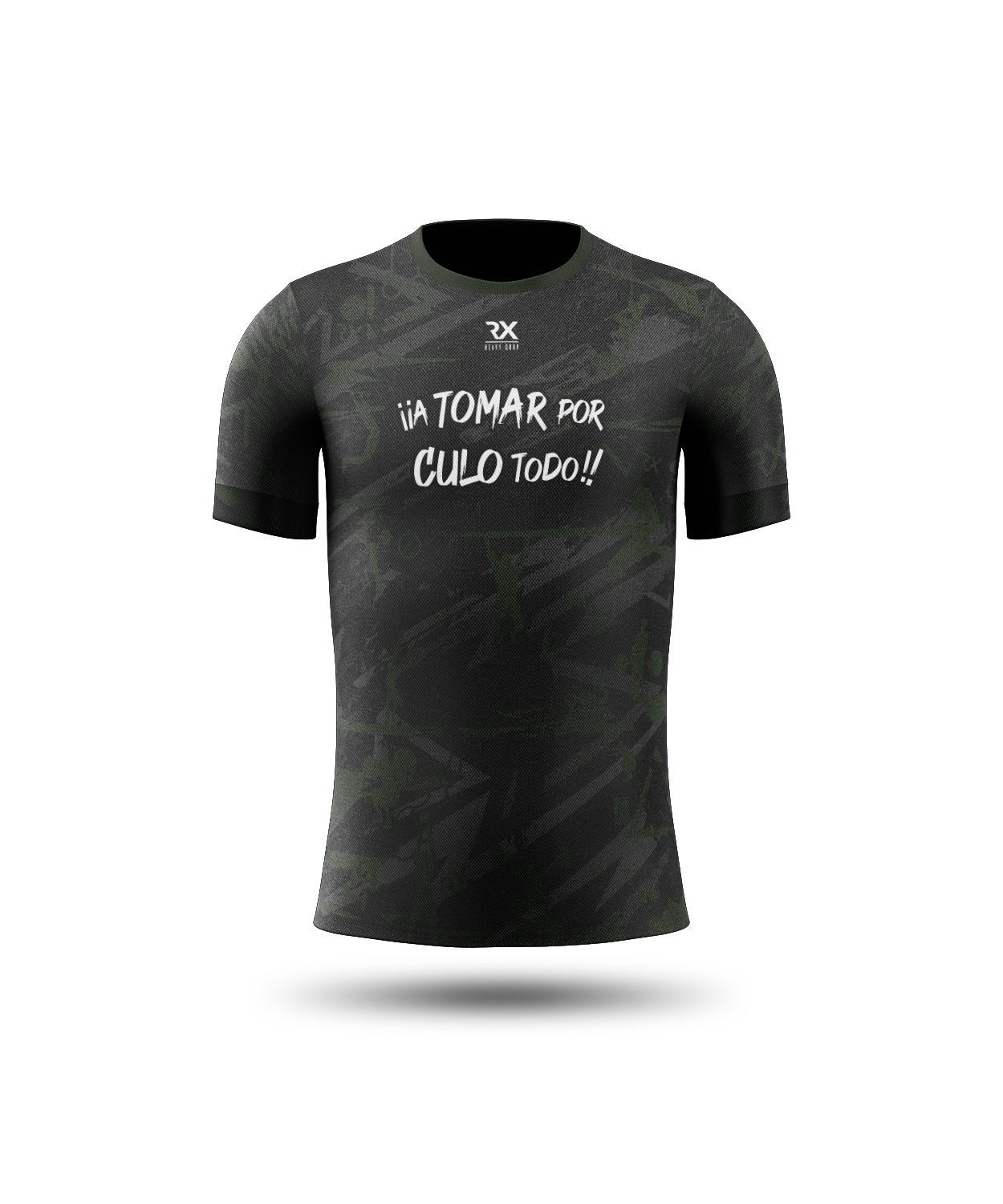 Personalizar Camiseta Cross Training A Tomar Por Culo todo! negro - PERSONALIZABLE