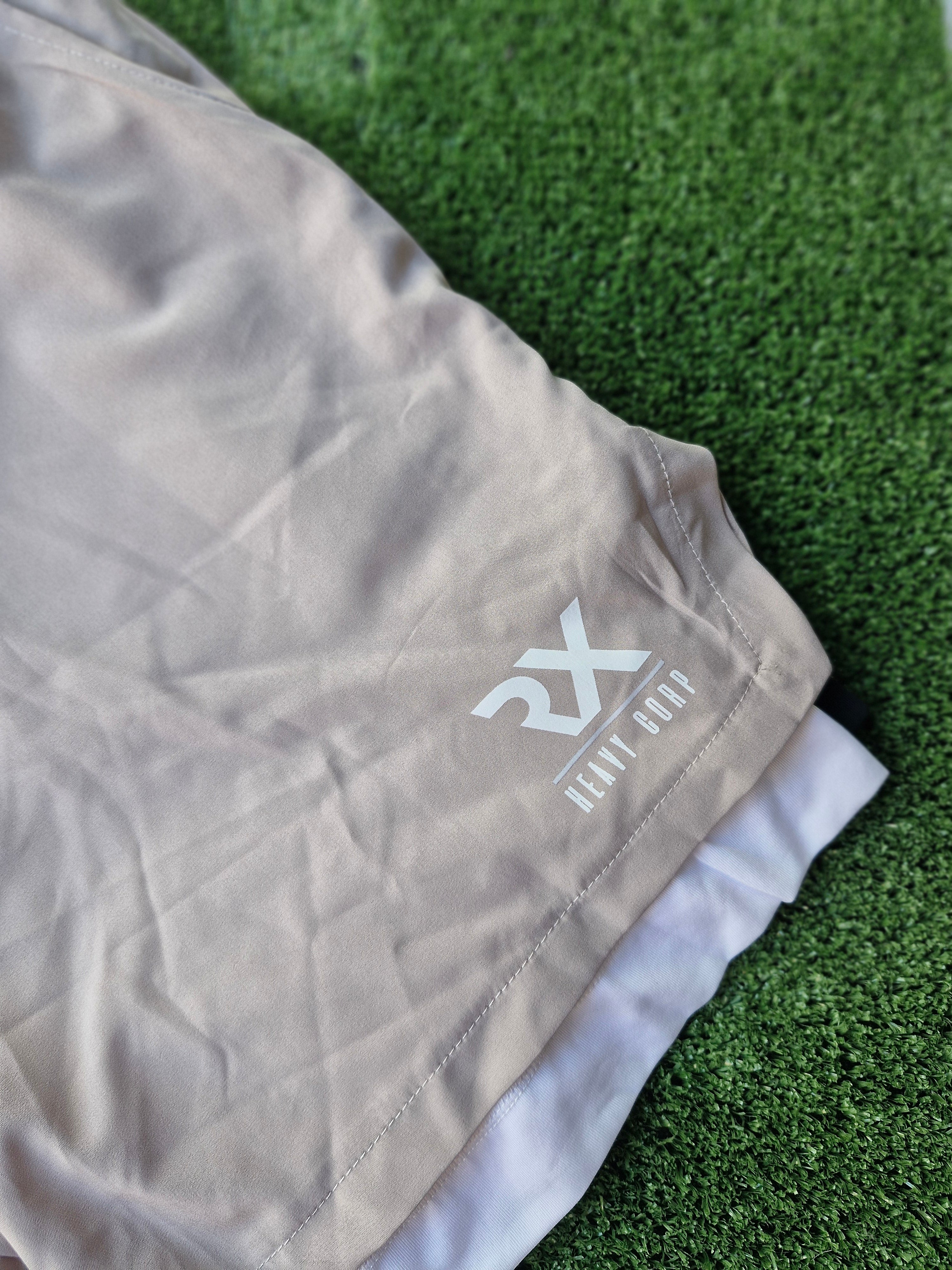 Pantalón Corto doble con malla - X TRAINING - negro beige azul marino marrón gris