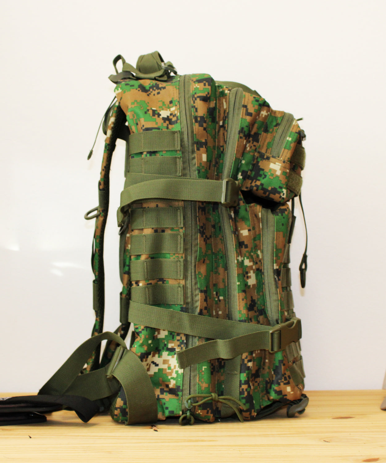 MOCHILA Training TÁCTICA MILITAR Camuflaje Verde 50L
