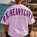 Camiseta oversize - My enemy, myself - skatee marrón, violeta