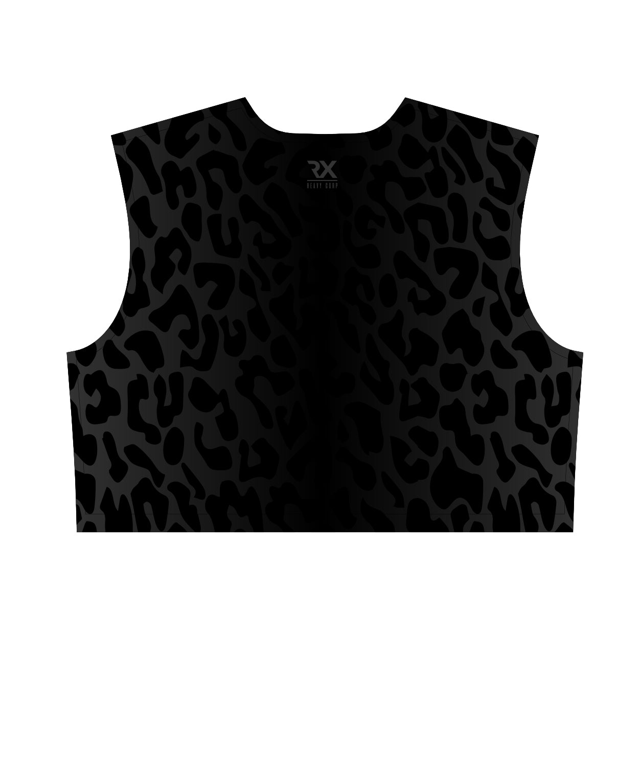 Crop Top técnico Mujer - Cross Training - F Fatale negro leopardo- Rx Heavy