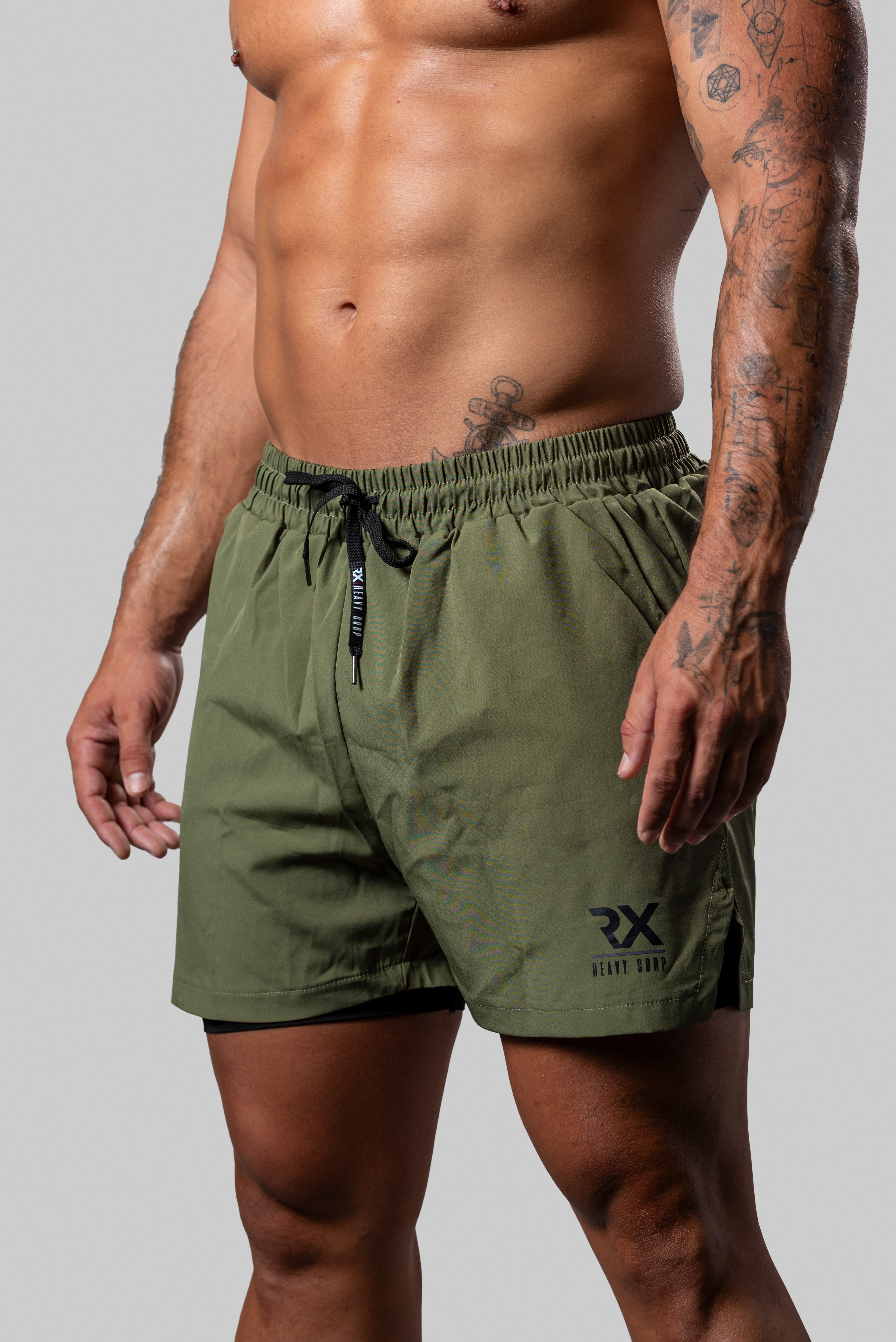 Pantalón Corto doble con malla - varios colores