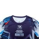 Camiseta Cross Training técnica CrossADDICTED TECH azul - Rx Heavy