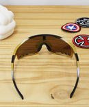 Gafas de sol polarizadas - VIP07 dorada degradado