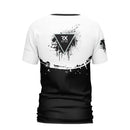 Camiseta Cross Training técnica JAIL - Rx Heavy blanco y negro profundo