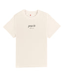 Camiseta oversize - French Throwdown Pega lá - hueso y gris