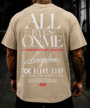 Camiseta oversize - ALL EYES ON ME - negro, blanco, vaquero, beige, burdeos