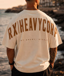 Camiseta oversize - My enemy, myself - skatee blanco, negro, beige