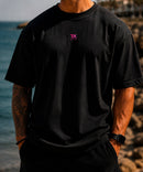 Camiseta oversize - My enemy, myself - skatee blanco, negro, beige