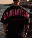 Camiseta oversize - My enemy, myself - skatee blanco, negro, beige