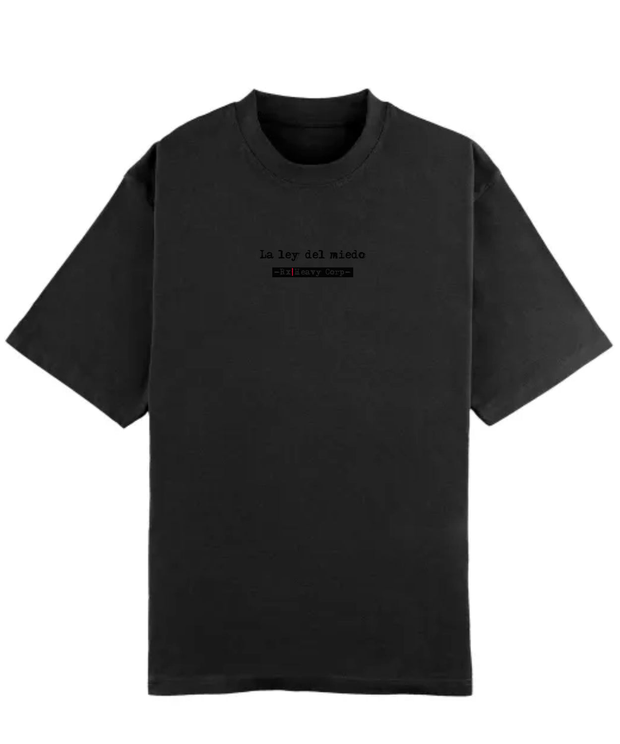 Camiseta urbana Premium - La Ley del Miedo | gris o piedra desgastado | massive