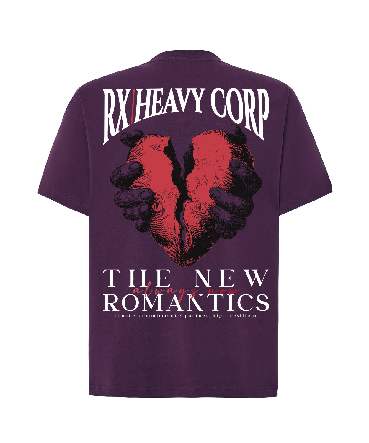 Camiseta urbana oversize - The new Romantics