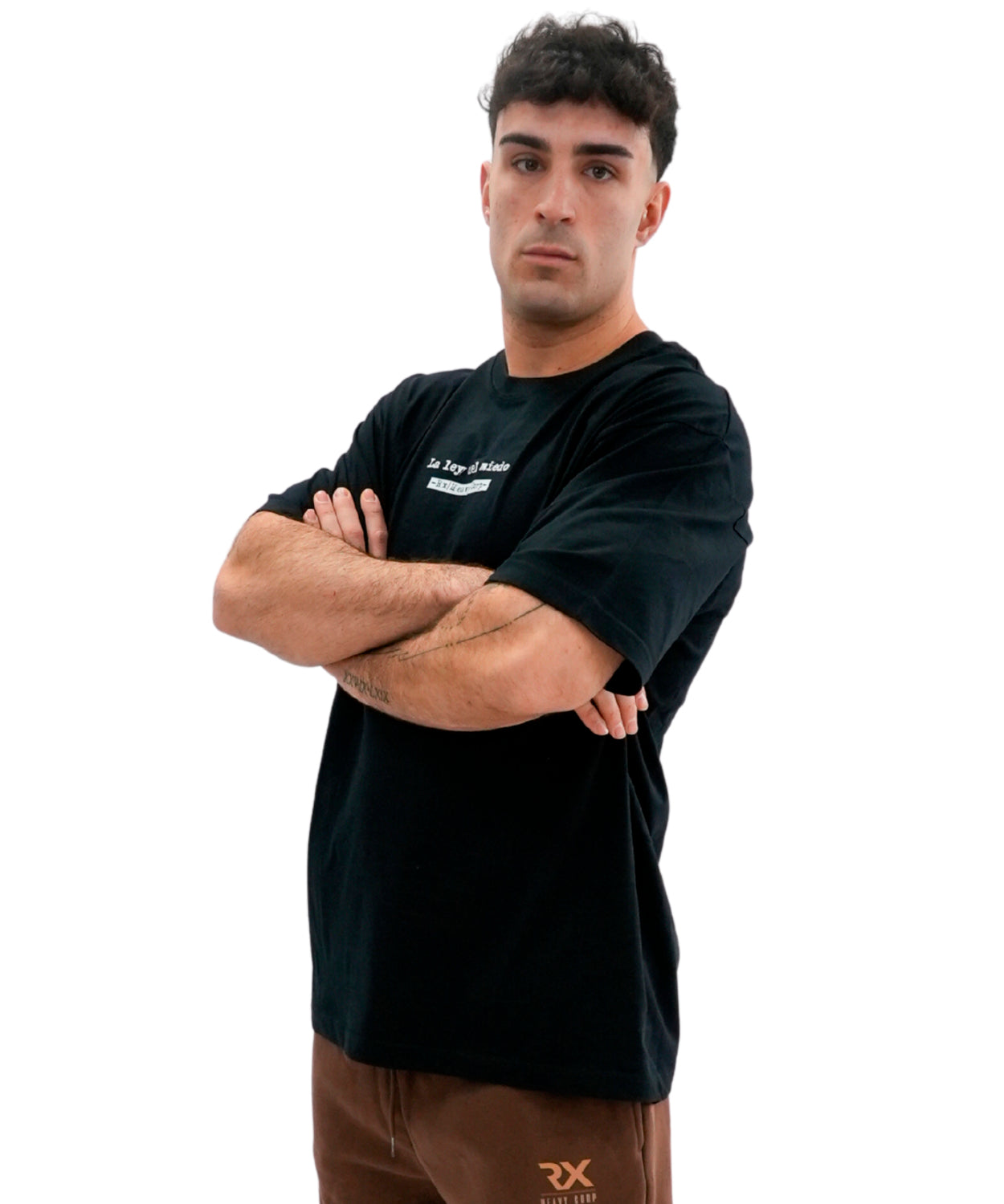 Camiseta urbana oversize - La Ley del Miedo - Essence