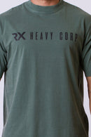 Camiseta Oversize algodón - Rx Heavy Corp - efecto lavado verde, gris, marrón