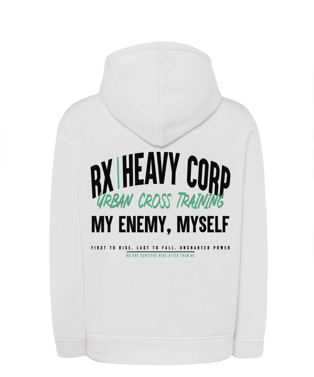 Rx Heavy Corp - Sudadera Regular Fit - MY ENEMY blanco