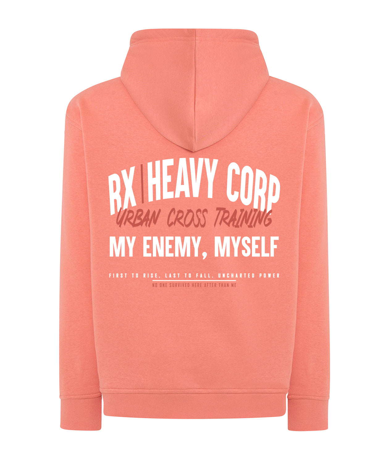 Rx Heavy Corp - Sudadera Regular Fit - MY ENEMY Salmón pastel