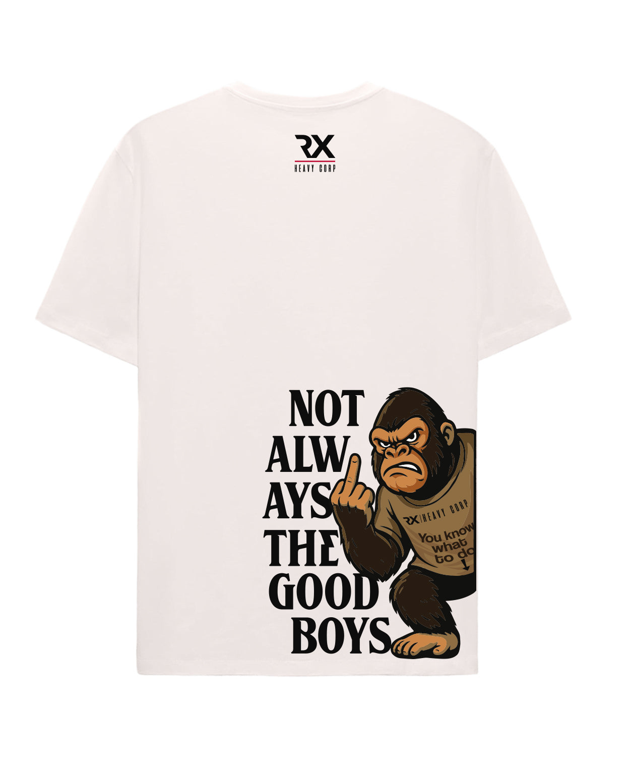 Camiseta urbana oversize - Animal FCKRS Gorila | Cross Training & Moda Urbana | varios colores