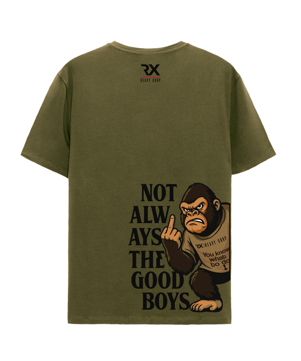 Camiseta urbana oversize - Animal FCKRS Gorila | Cross Training & Moda Urbana | varios colores