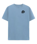 Camiseta urbana algodón oversize - Partner WOD - azul efecto lavado