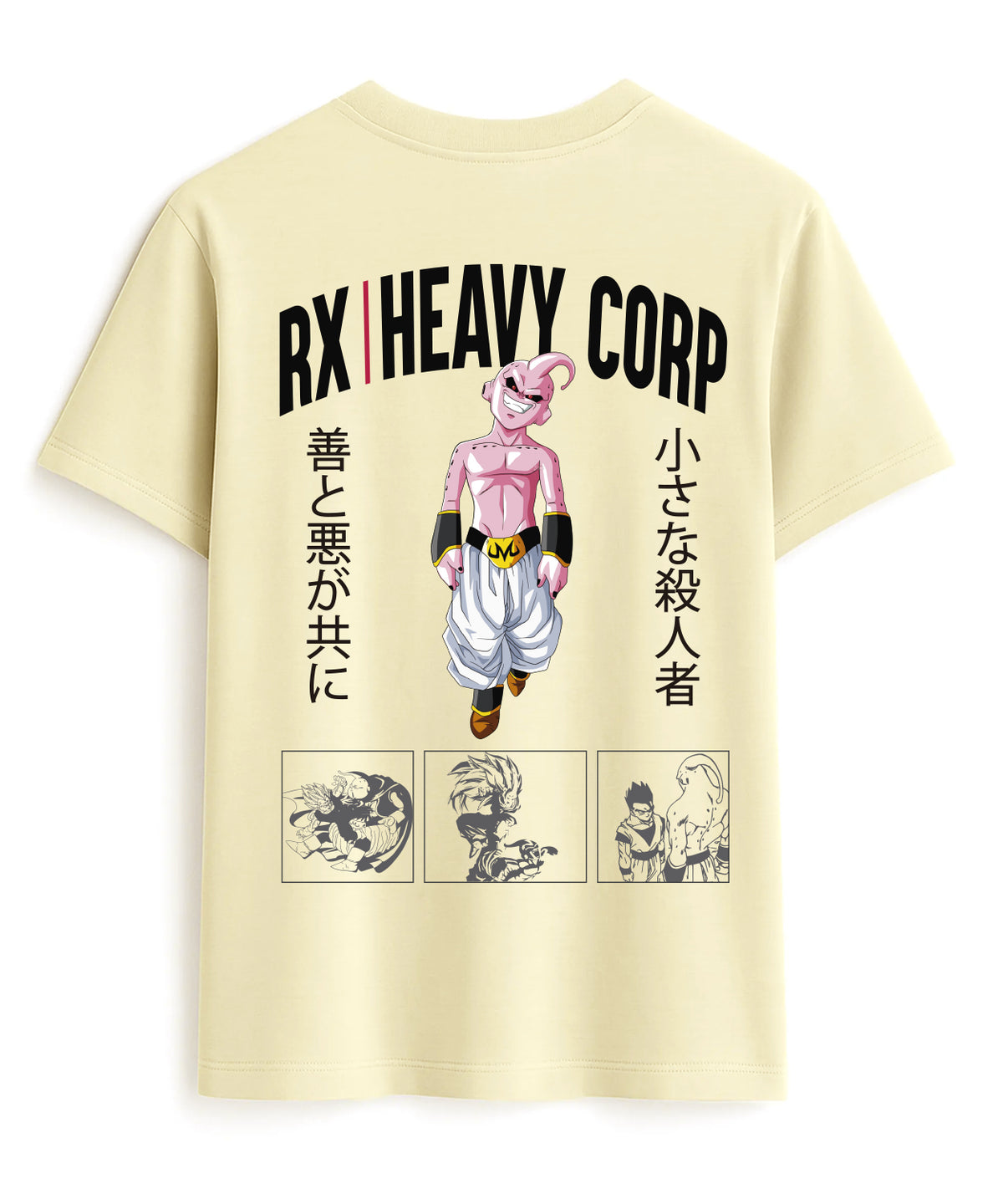 Camiseta Cross Training oversize - Majin Boo · Colección Saiyans y Villanos