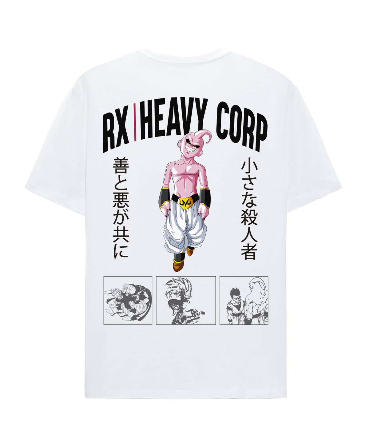 Camiseta Cross Training oversize - Majin Boo · Colección Saiyans y Villanos