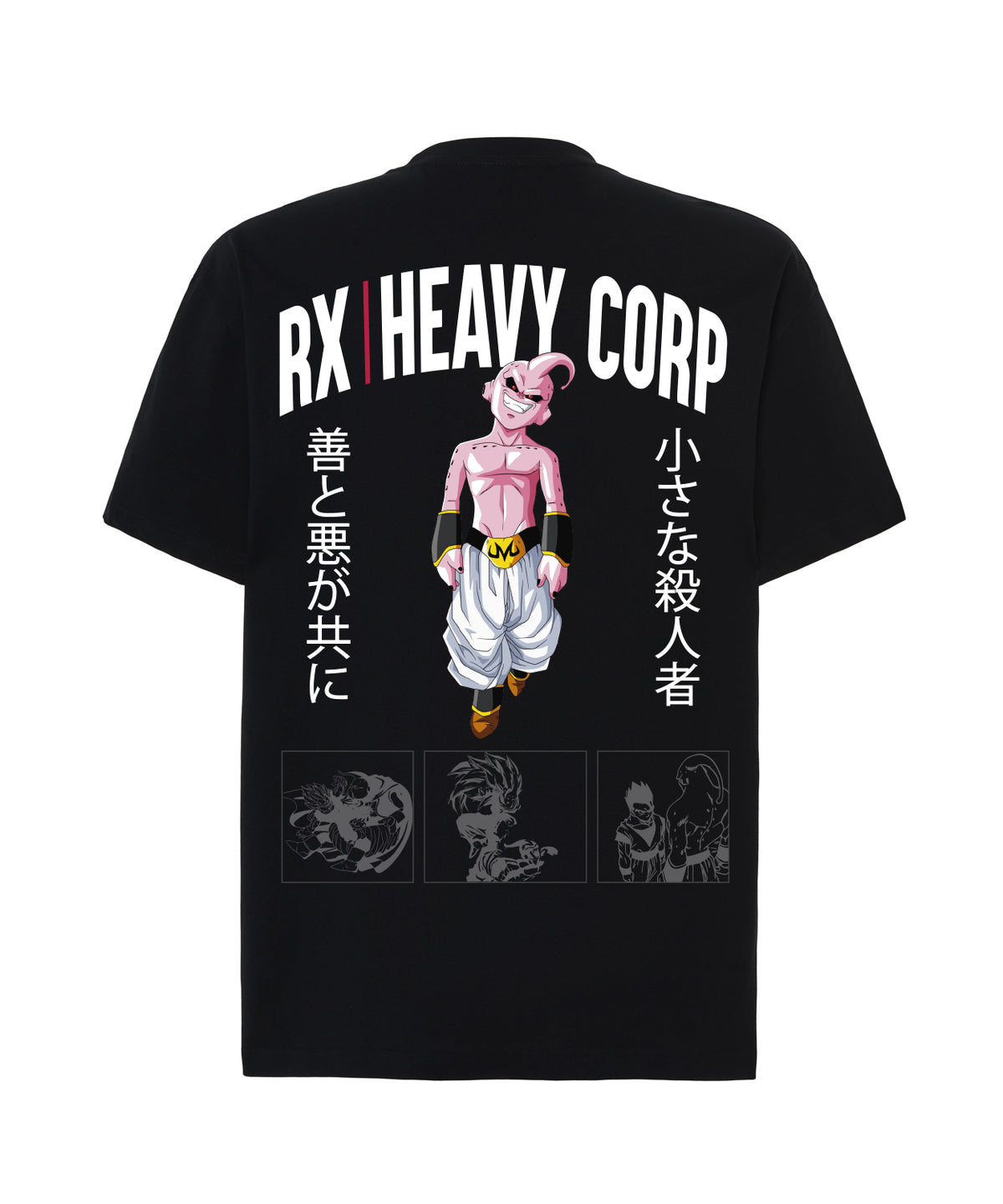 Camiseta Cross Training oversize - Majin Boo · Colección Saiyans y Villanos