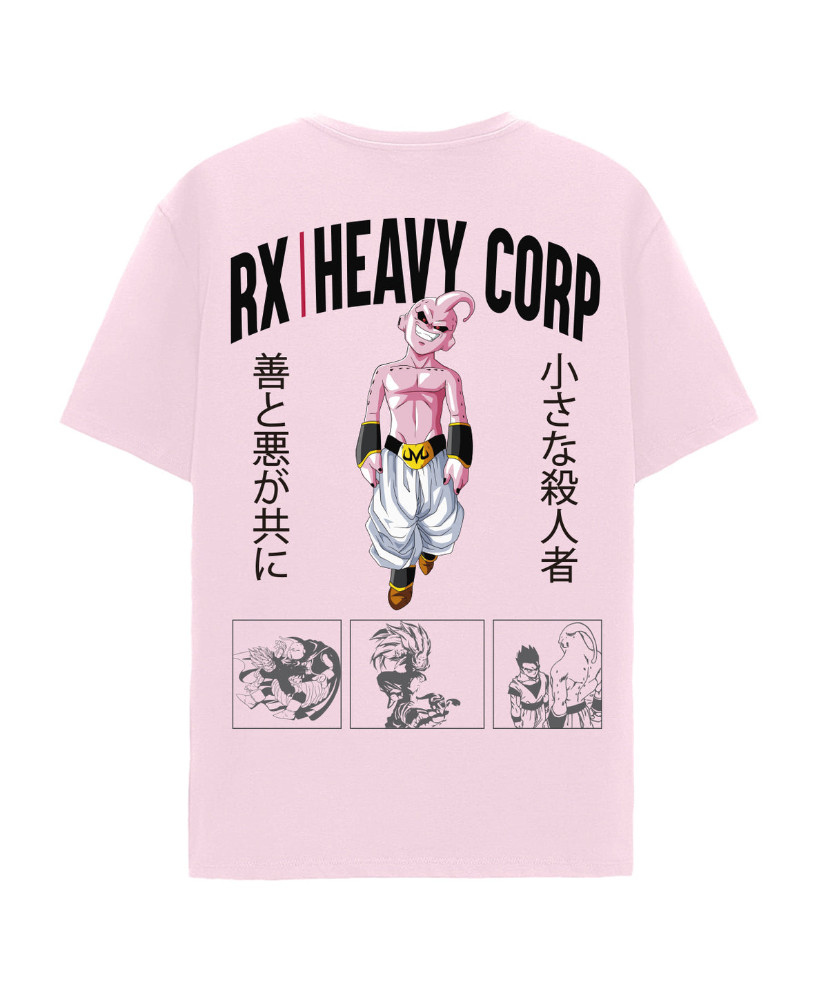 Camiseta Cross Training oversize - Majin Boo · Colección Saiyans y Villanos