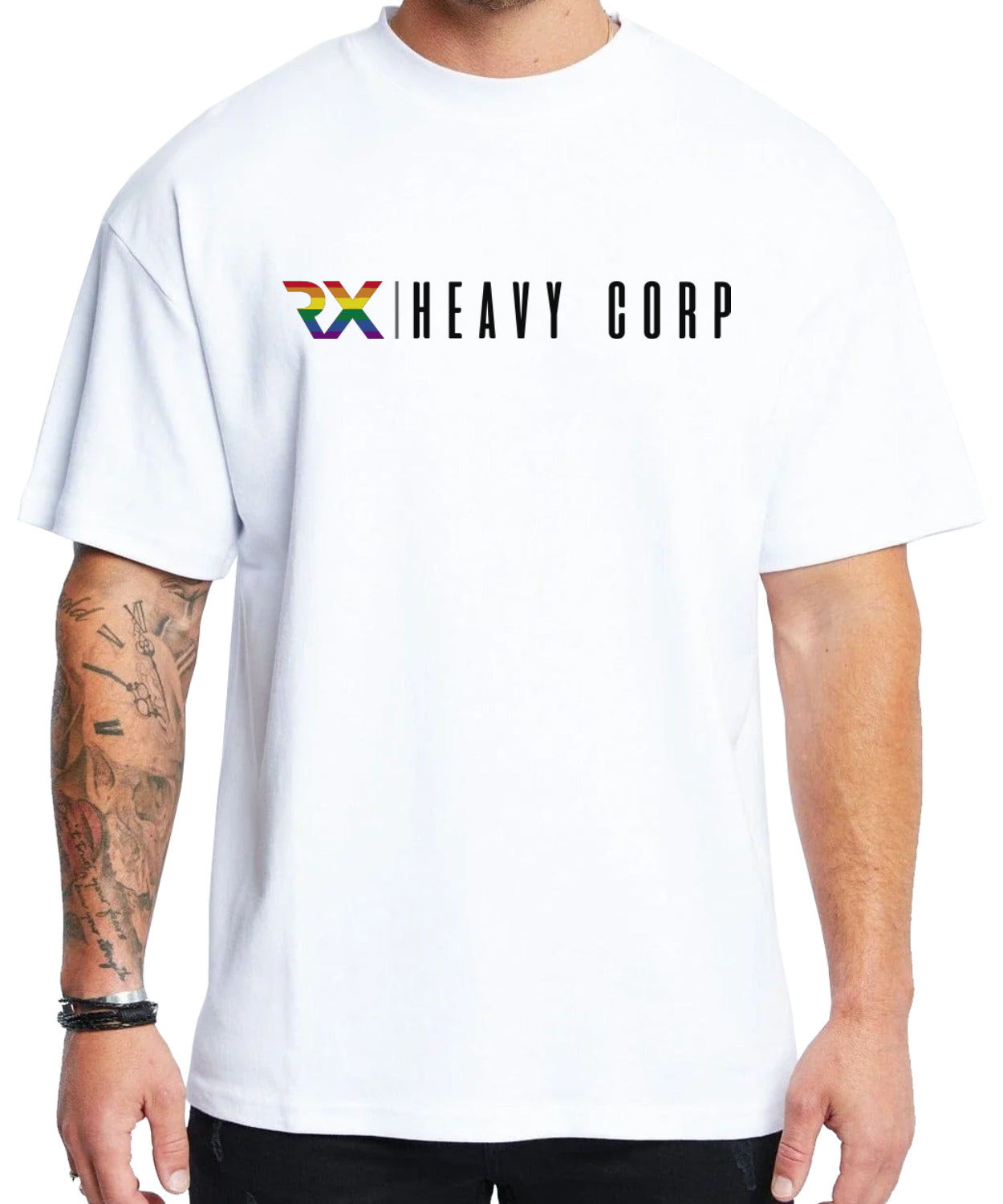 Camiseta Oversize algodón 100% - N8 pride - blanca o negra