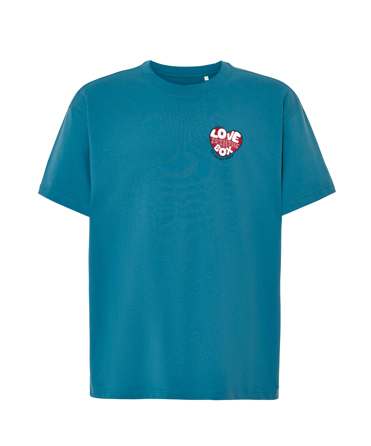 Camiseta urbana oversize - Love is in the BOX