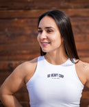 Top entallado - My enemy Myself - Cross Training & Moda Urbana | blanco y negro