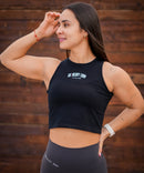 Top entallado - My enemy Myself - Cross Training & Moda Urbana | blanco y negro