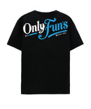 Camiseta urbana oversize - OnlyFuns Logo | Cross Training & Moda Urbana | Negro, Blanco