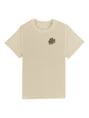 Camiseta urbana algodón oversize - MAX Leopardo - Blanca Beige Negra
